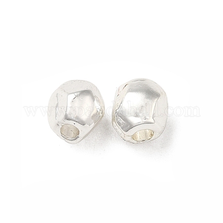 Perles à facettes ovales en alliage d'œuf FIND-G066-01S-1