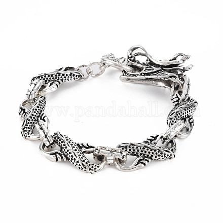 Bracelets de chaîne en alliage pour hommes BJEW-N015-005-1