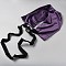 Velvet with Polyester Travel Pillowcase, Rectangle, Purple, 990mm