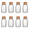 Glass Jar Glass Bottles, with Cork Stopper, Wishing Bottle, Bead Containers, Clear, 40x22mm, Inner Diameter: 13mm, Capacity: 10ml(0.34 fl. oz), Bottleneck: 15mm in diameter