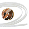 ABS Plastic Imitation Shell Guitar Binding Purfling Strips, White, 1650x6x1mm