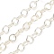 Iron Cable Chains, Unwelded, Oval, Lead Free & Nickel Free, with Spool, Silver Color Plated, 5x4x1mm, about 328.08 Feet(100m)/roll