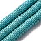Synthetic Howlite Beads, Dyed, Disc/Flat Round, Dark Turquoise, 20x3mm, Hole: 1mm, about 450pcs/kg