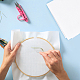 Ткань для вышивки крестиком из хлопка плотностью 18 карат. DIY-WH0021-13C-5