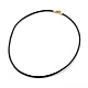 Кожаный шнур ожерелье материалы MAK-L018-06B-01-1