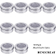 BENECREAT 10 Pcs 150ml Aluminum Tin Jars CON-BC0004-80-3