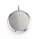 316 Surgical Stainless Steel Diffuser Locket Pendants STAS-H342-40P-3