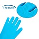 Силиконовые перчатки для мытья посуды AJEW-TA0016-04B-5
