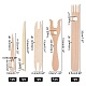 Nbeads set di strumenti per maglieria in legno di faggio TOOL-NB0001-68-2
