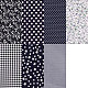 Tissu en coton imprimé floral gorgecraft AJEW-GF0001-31A-3
