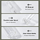 Benecreat 30pcs 3ml 5ml 10ml Glassprühflasche mit pp Plastikdeckel MRMJ-BC0002-75-5