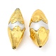 Perles de perles de keshi naturelles de style baroque KK-M251-02G-2