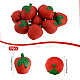 CHGCRAFT 10Pcs Mini Artificial Fruit Apples Realistic Imitation Fruit Red Lifelike Apples Plastic Fruit Apples for Floral Arrangements Home Kichen Display Decor KY-CA0001-55-2