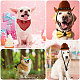 Chgcraft 3 pz pet cowboy costume set cappello bandana sciarpa fazzoletto e occhiali da sole per gattino cucciolo gatto cane festa festival natale accessori decorazione halloween AJEW-CA0003-84-5