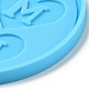 DIY тема дня матери плоский круглый кулон силиконовые Молды SIMO-H010-02D-4