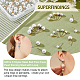Superfindings 84pcs 6 styles 304 accessoires de boucles d'oreilles à billes en acier inoxydable STAS-FH0001-55-5
