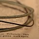 Colliers avec pendentif de cordon en cuir vintage NJEW-M175-23-4