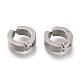 303 Stainless Steel Cuff Earrings EJEW-F262-01D-P-1