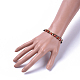 Rindslederband Armbänder BJEW-JB04494-04-4