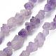 Raw Rough Natural Amethyst Beads Strands G-N0326-028-1