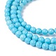 Natural Magnesite Beads Strands G-G786-01B-3