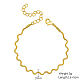 Brass Twist Wave Link Chain Bracelets for Women DN6472-2-3