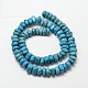 Brins de perles de pépites de turquoise synthétique teintes G-P091-36-2