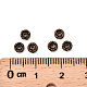 Messing Strass Zwischen perlen&nbsp;RB-A014-L4mm-01R-NF-2