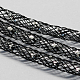 メッシュチューブ  プラスチックネットスレッドコード  銀鉱脈で  ブラック  10mm  30ヤード/バンドル PNT-Q001-10mm-15-1