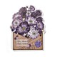 20 Uds. Pegatinas autoadhesivas impermeables de flores vintage para mascotas DIY-G108-01B-4
