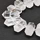 Chapelets de perles en cristal de quartz naturel G-F715-040B-4