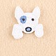 Puppy Computerized Embroidery Cloth Iron on/Sew on Patches X-DIY-F030-16O-1