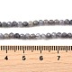 Natürliche Tansanitblau Perlen Stränge&nbsp;G-S387-A01-3mm-5