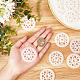 GORGECRAFT 100Pcs Plastic Washers Load Spreading Polypropylene Washers Ceiling Disc for Fixing and Supporting Rigid Foam Insulation Foam Board Load Spreading for Screws Nail FIND-WH0036-38-3
