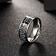 Fashionable 316L Titanium Steel Wide Band Rings RJEW-BB07226-9A-4