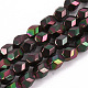 Electroplate Non-magnetic Synthetic Hematite Beads Strands G-Q486-109J-1