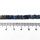 Abalorios de lapislázuli naturales hebras G-Z045-A11-01-5