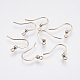 Brass Earring Hooks KK-K224-01G-2