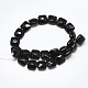 Brins de perles d'onyx noir naturel G-S357-D01-11-2