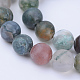 Natural Indian Agate Beads Strands X-G-Q462-8mm-08-1