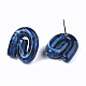 Opaque Resin Stud Earrings EJEW-T012-01-A02-3
