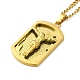 Jesus Rectangle Tag 201 Stainless Steel Pendant Necklace with Iron Box Chains NJEW-D048-07G-2