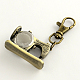 Retro Keyring Accessories Alloy Sewing Machine Watch for Keychain WACH-R009-081AB-2