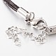 Natural Gemstone Beaded Link Bracelets BJEW-JB01994-01-3