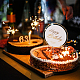 Decorazione della torta di compleanno del ferro di fingerinspire AJEW-FG0001-34-6