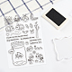 GLOBLELAND Insects Silicone Clear Stamps Transparent Stamps for Birthday Easter Holiday Cards Making DIY Scrapbooking Photo Album Decoration Paper Craft DIY-WH0167-56-642-6