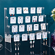 DIY 4-Tier Stairs Shape Acrylic Earring Displays Holder Set ODIS-WH0029-64A-5