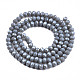 Chapelets de perles en verre électroplaqué&nbsp;EGLA-A034-P2mm-A16-2