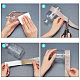Hojas de pegamento de rhinestone de vidrio autoadhesivo fingerinspire RB-FG0001-02B-4