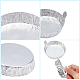 OLYCRAFT 90Pcs Aluminum Foil Weighing Dish Powder & Liquid Measuring Tray Scale Pan 3 Sizes Weighing Boats with Fluted Sides for Powder Dispenser Weighing Dishes AJEW-OC0002-56-3